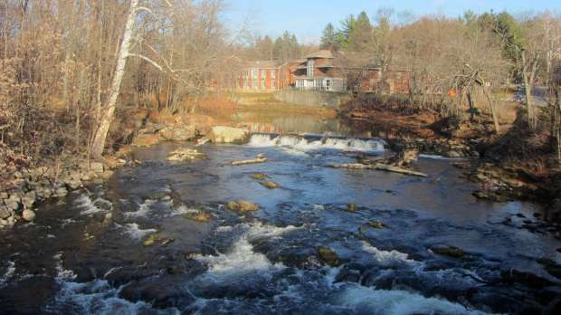 Red Oaks Mill Dam - still water