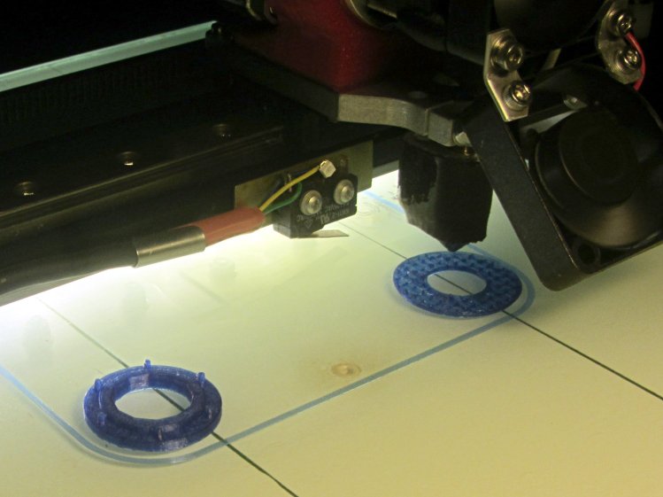 Fencing helmet grommet - separate builds - first attempt