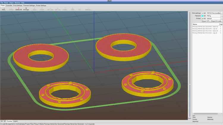 Slic3r - sequential preview vs build order