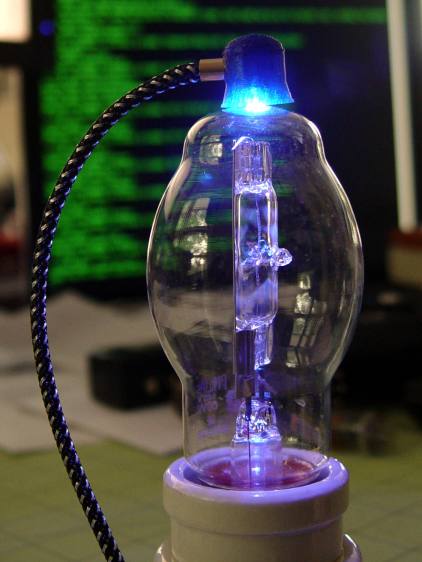 Vacuum Tube LEDs - plate lead - detail