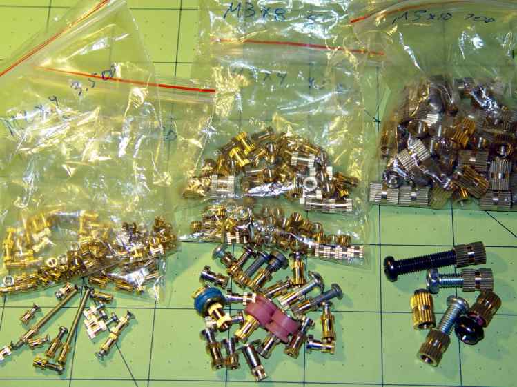 Kurled Inserts - M2 M3 M5