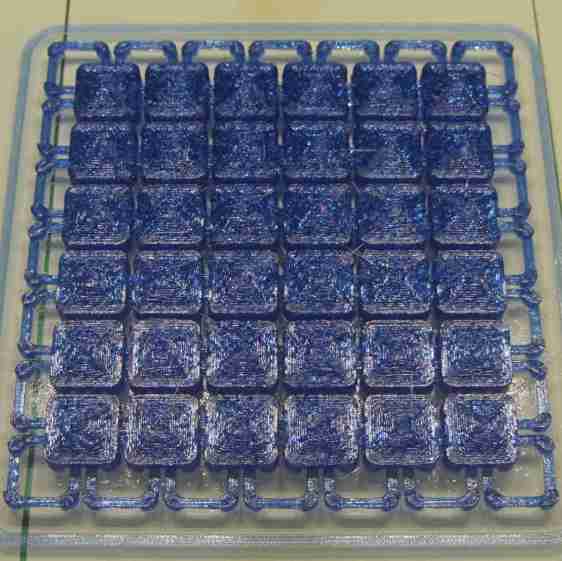 Chain Mail Armor - 6x6 9.6 mm - top view