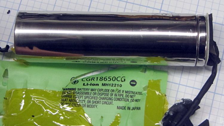 Li-ion cell - unwrapped