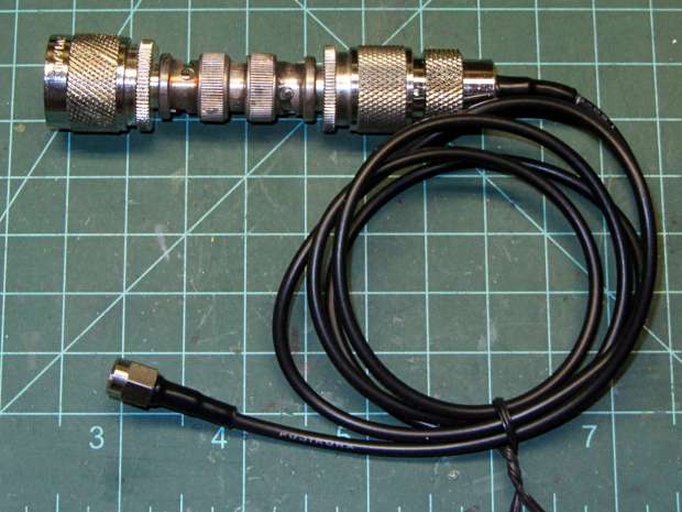 SMA to N adapter stack