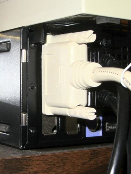 SCSI card bracket fix - installed