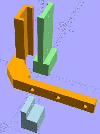 Microscope Stage Positioner - solid model - Show layout