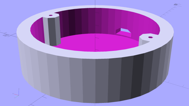 Vacuum Tube Lights - lamp base solid model
