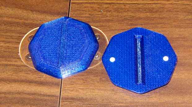 Sears Sewing Table - hinge covers