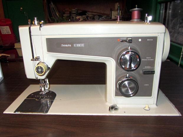 Sewing Machine Supports - machine installed