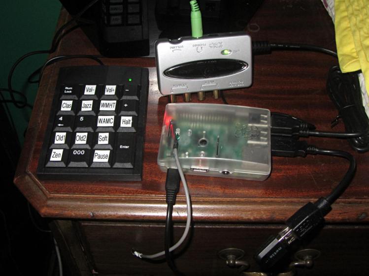 RPi Streaming Player - first lashup