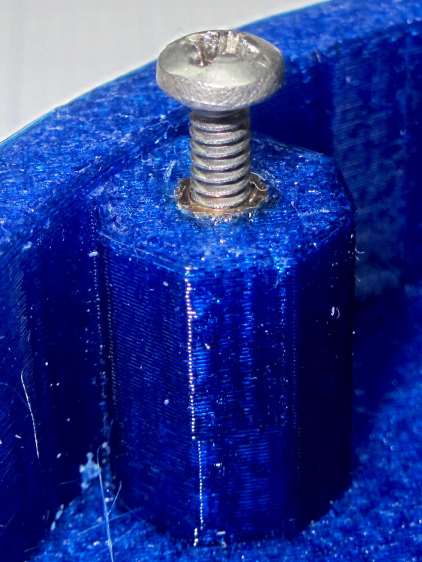 Lamp Base - epoxy knurled insert