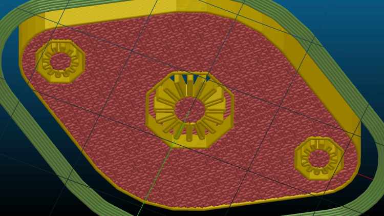 Noval Socket - knurled inserts - bottom - Slic3r preview