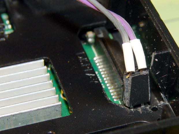 Canakit RPi Case - reset switch - header clearance