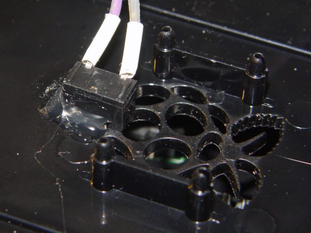 Canakit RPi Case - reset switch - interior