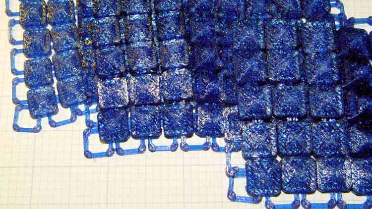 Square Chain Mail Armor - 3.3 3.5 4.0 thread bars