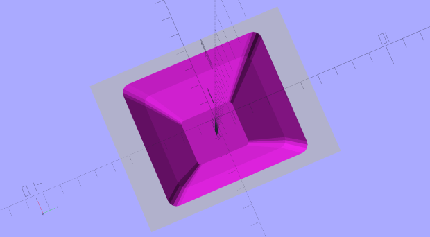 Clover Seam Ripper Cap - bottom view