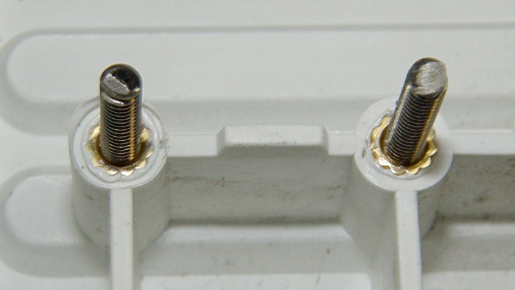 Refrigerator Trim - melt-installed inserts