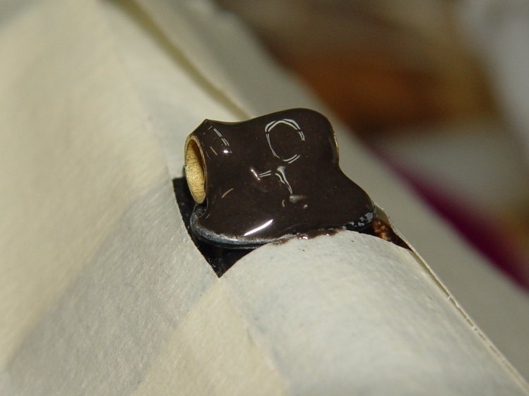 Belt Pack Zipper - epoxy curing