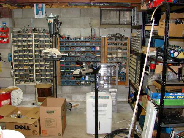 Basement shop - right - before