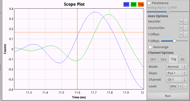 CM-1000USB mic - Left pulse