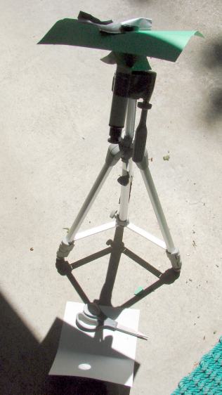 Mercury transit - 2016-05-09 - spotting scope setup