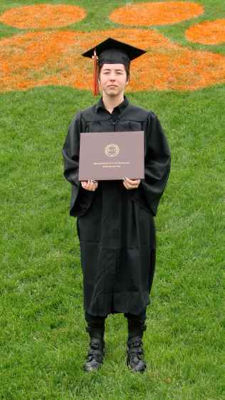 Karen - canonical tiger paw graduation picture