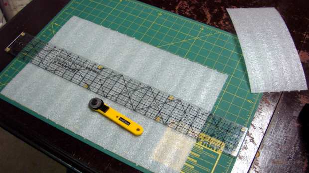 Rotary cutting foam sheets