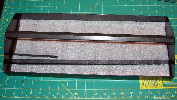 Foam-lined tool tray