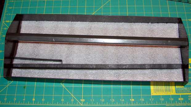 Foam-lined tool tray
