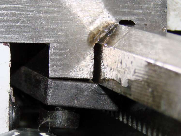 LMS Mini-lathe - carriage front retainer - as received