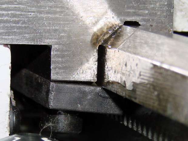 LMS Mini-lathe - carriage front retainer - as received
