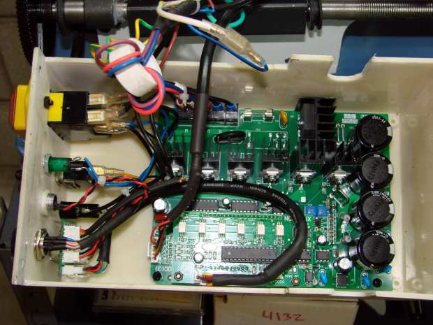 LMS mini-lathe - control box interior