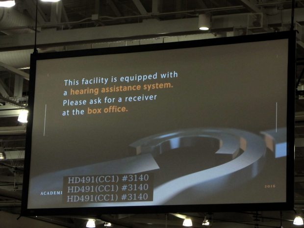 RIT Commencement - video status display