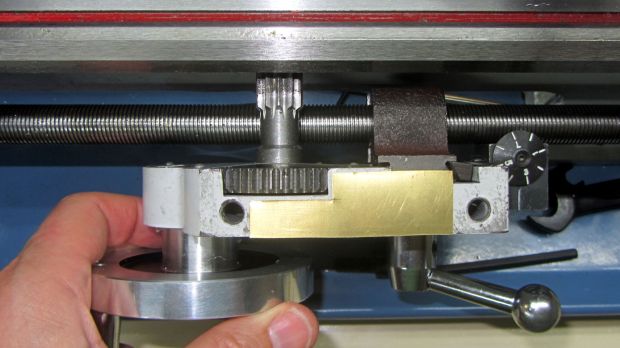 LMS mini-lathe - apron shim