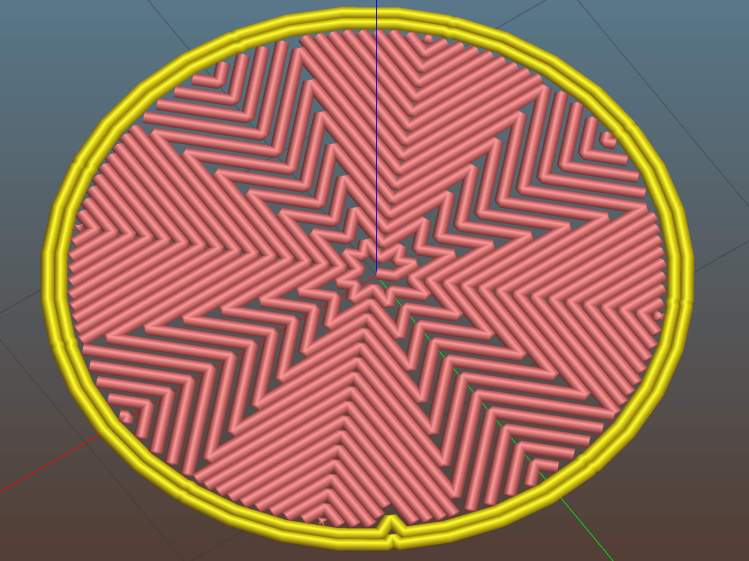 LMS Mini-lathe cover screw knob - Slic3r first layer