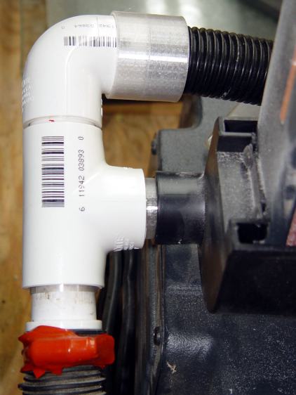 Vacuum Adapters - belt sander - tee