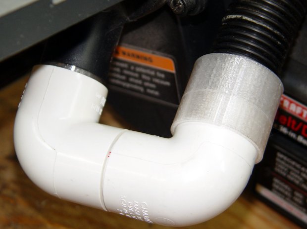 Vacuum Adapters - disk sander - double elbow