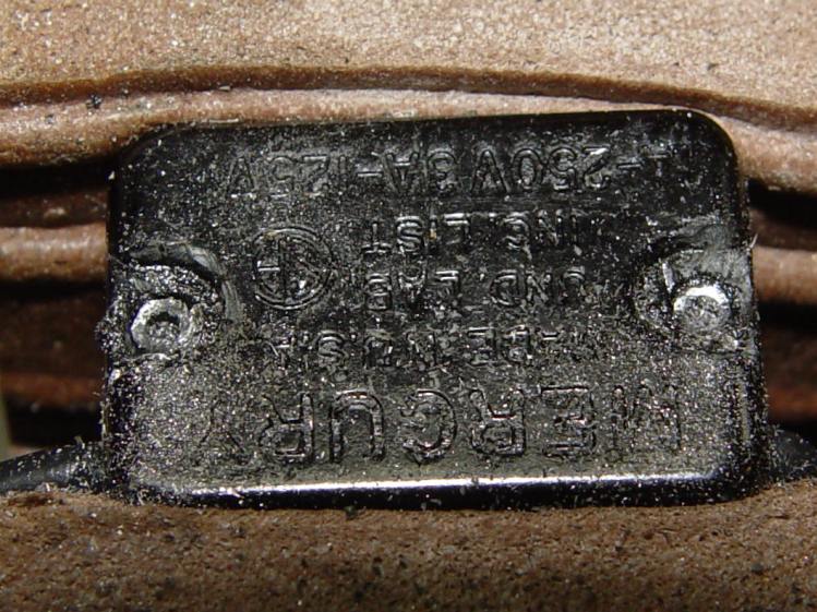 Model 158 Power Switch - grinding rivets