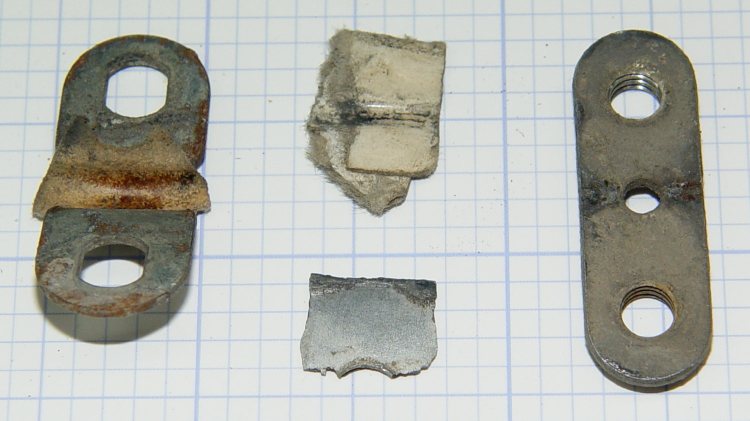 BOB Yak Fender Mount - screw plates and pads