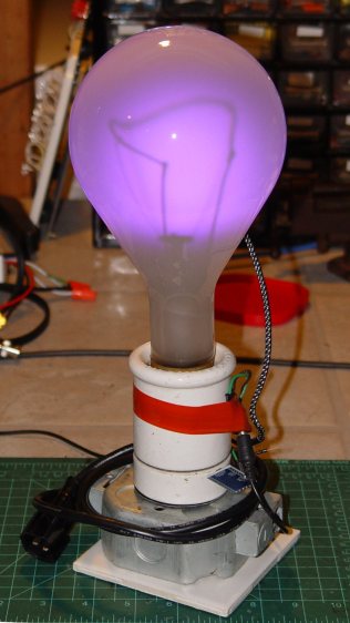 500 W Incandescent - backlit light