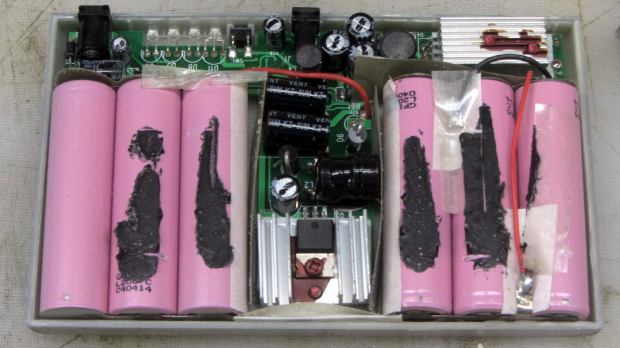 Li-Ion pack - interior