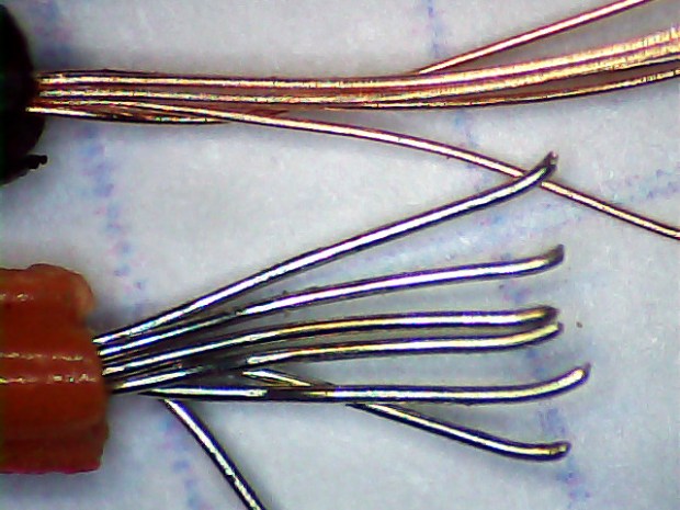 Ribbon cable - 26 AWG - eBay vs standard - strands