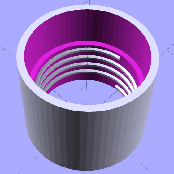 Vacuum Hose Fittings - hose to 1 inch PVC fitting
