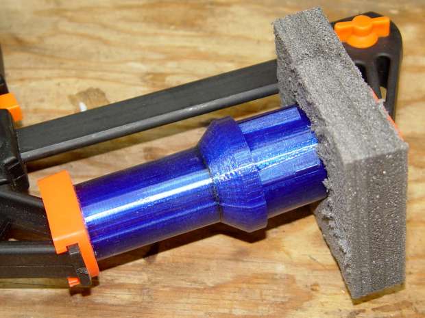 Dust Brush Adapter - clamping