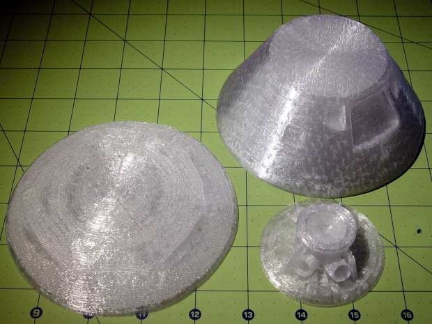 Apollo 11 CM - 1-30 scale - sections