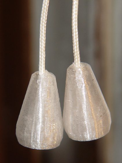 Miniblind cord caps - installed