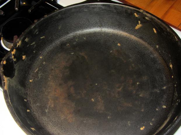 Wagner cast iron skillet - washed - top