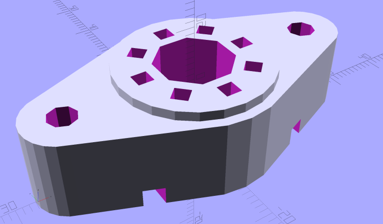 Vacuum Tube Lights - Octal Socket - solid model