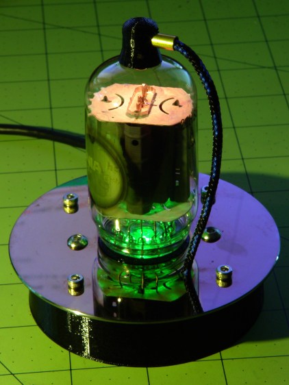 21HB5A on platter - orange green