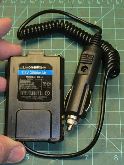 Baofeng Battery Eliminator - overview